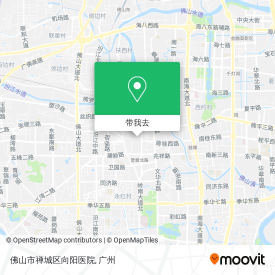 佛山市禅城区向阳医院地图