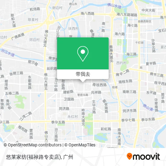 悠莱家纺(福禄路专卖店)地图