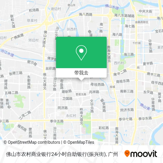 佛山市农村商业银行24小时自助银行(振兴街)地图