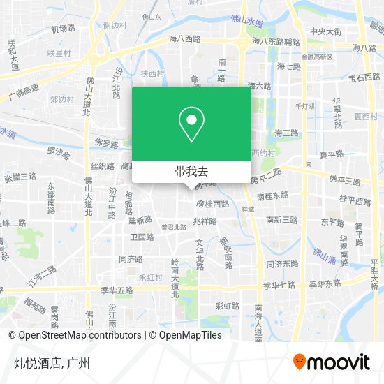 炜悦酒店地图