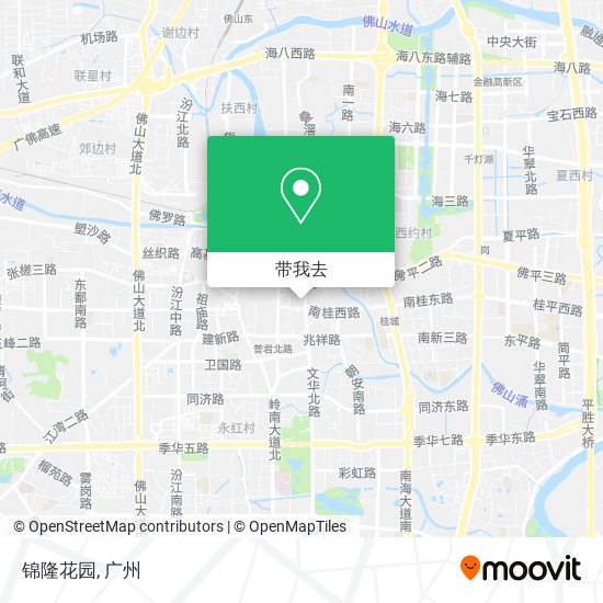 锦隆花园地图