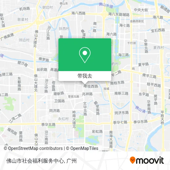 佛山市社会福利服务中心地图