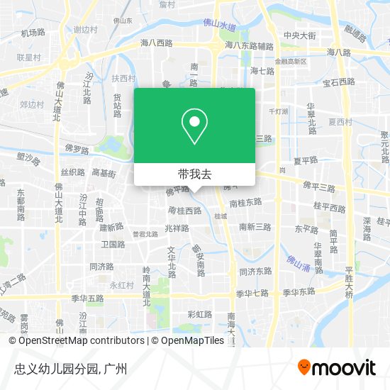 忠义幼儿园分园地图