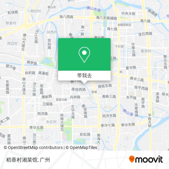 稻香村湘菜馆地图