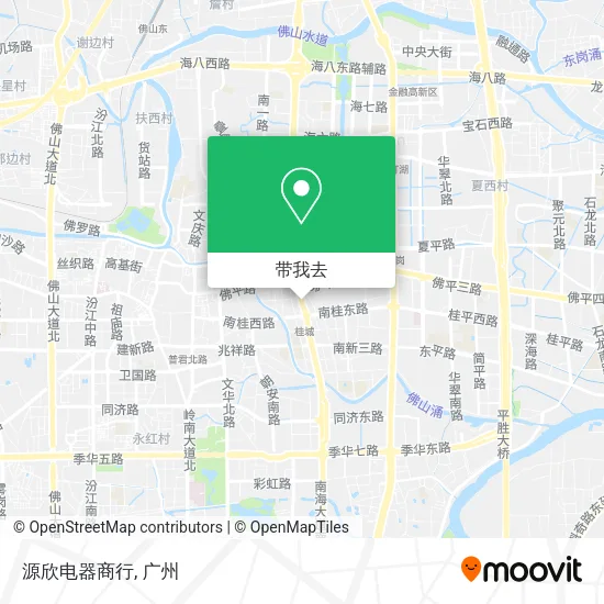 源欣电器商行地图