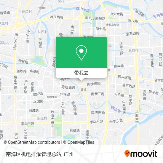 南海区机电排灌管理总站地图