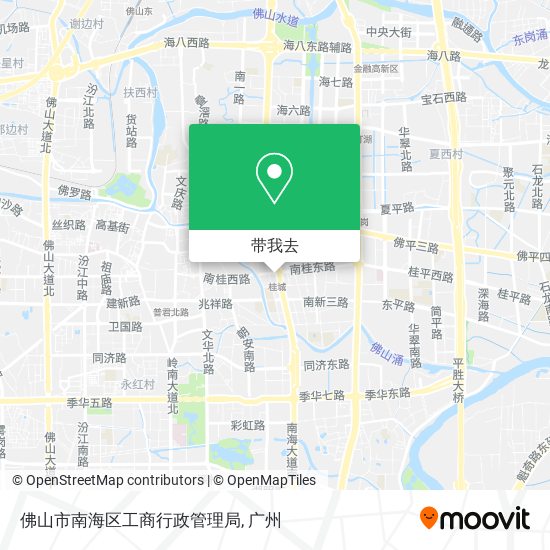 佛山市南海区工商行政管理局地图