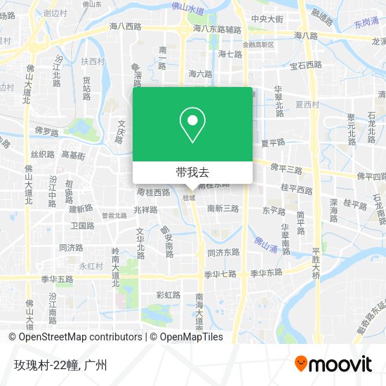 玫瑰村-22幢地图