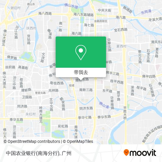 中国农业银行(南海分行)地图