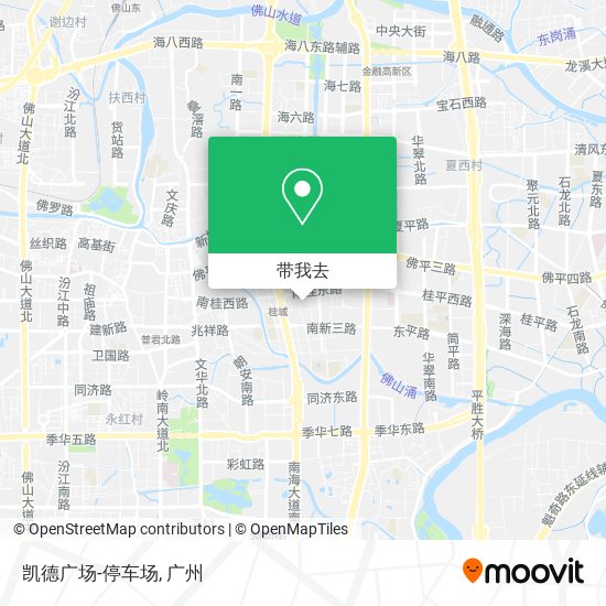 凯德广场-停车场地图