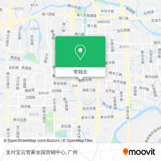 支付宝云管家全国营销中心地图
