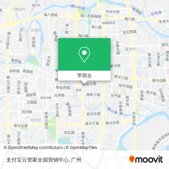 支付宝云管家全国营销中心地图