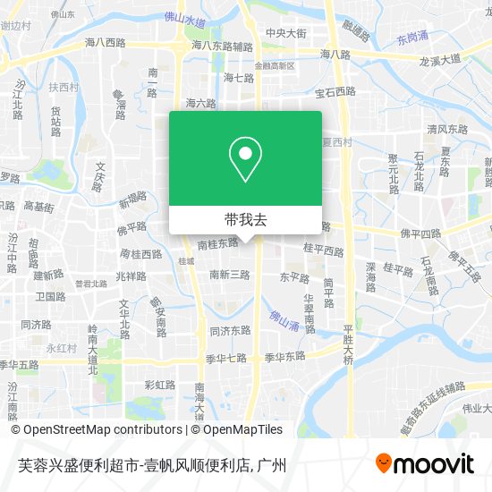 芙蓉兴盛便利超市-壹帆风顺便利店地图