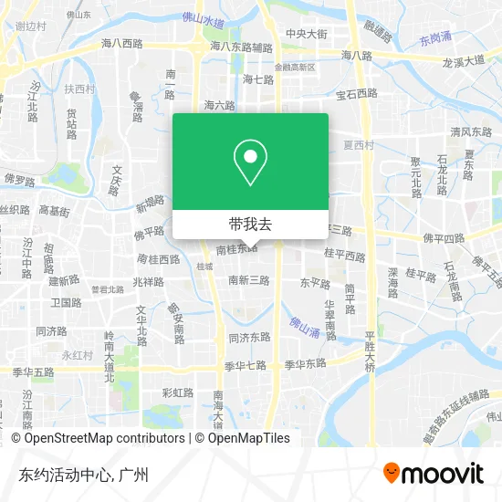 东约活动中心地图