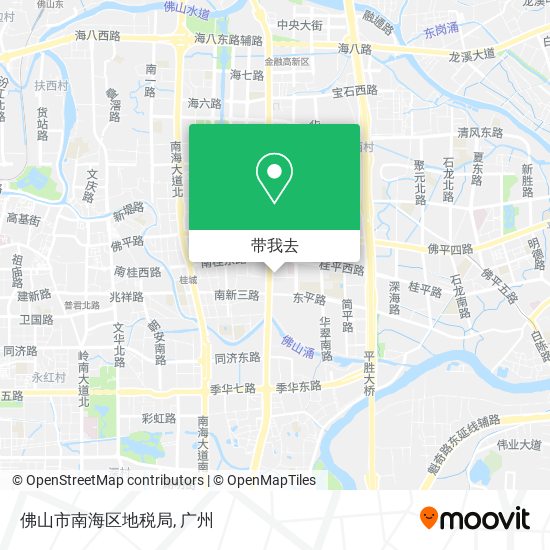 佛山市南海区地税局地图