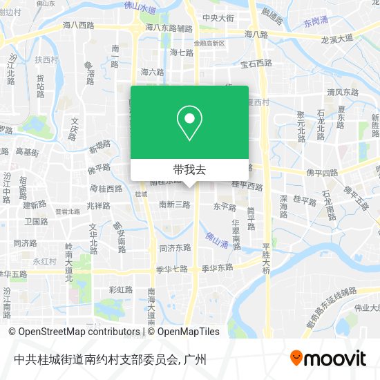 中共桂城街道南约村支部委员会地图
