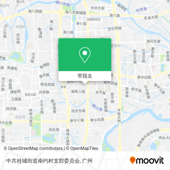 中共桂城街道南约村支部委员会地图