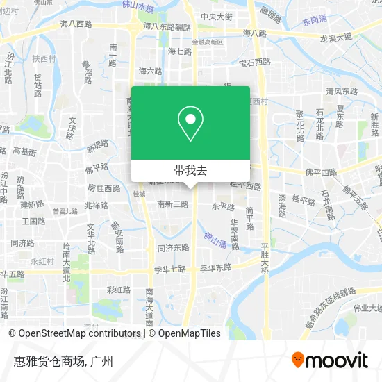 惠雅货仓商场地图