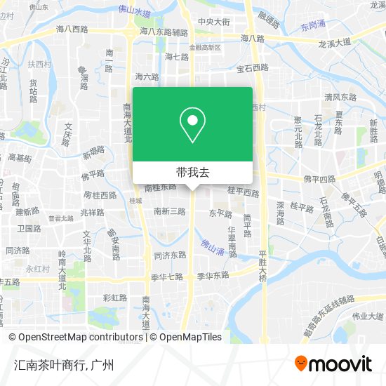 汇南茶叶商行地图