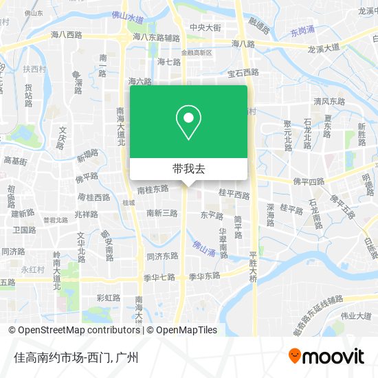 佳高南约市场-西门地图