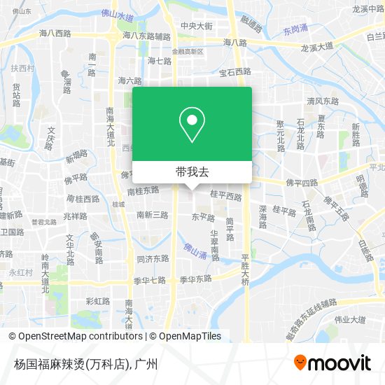 杨国福麻辣烫(万科店)地图