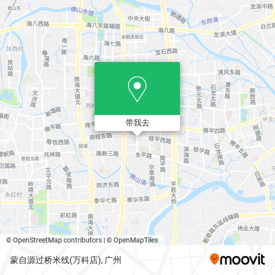蒙自源过桥米线(万科店)地图