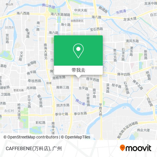 CAFFEBENE(万科店)地图