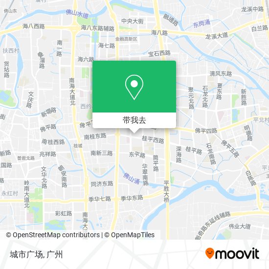 城市广场地图