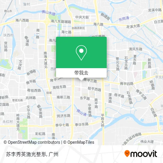 苏李秀英激光整形地图