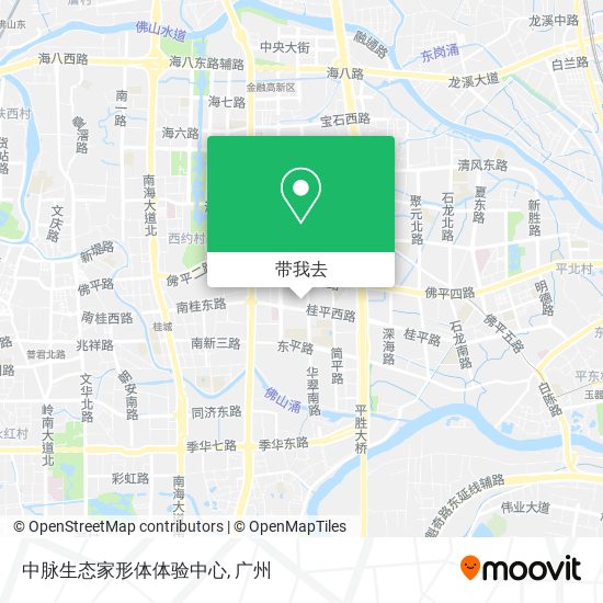 中脉生态家形体体验中心地图