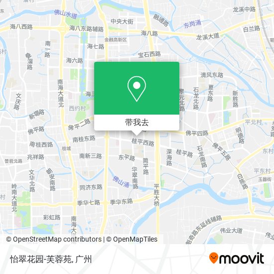 怡翠花园-芙蓉苑地图