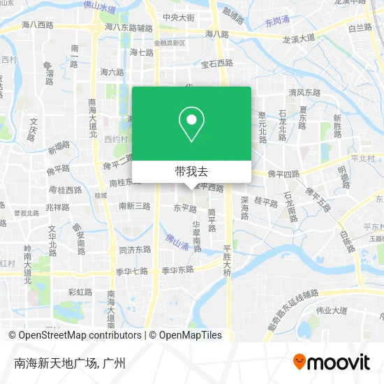 南海新天地广场地图