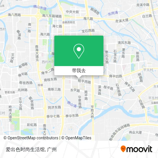 爱出色时尚生活馆地图