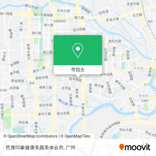 芭厘印象健康美颜美体会所地图