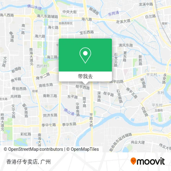 香港仔专卖店地图