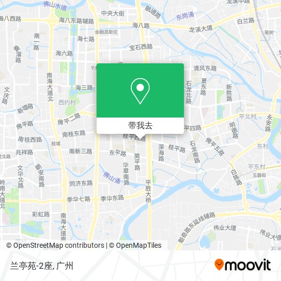 兰亭苑-2座地图