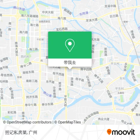 照记私房菜地图