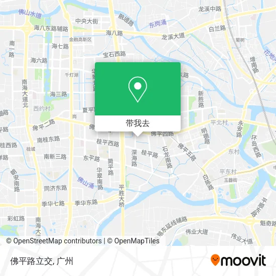 佛平路立交地图