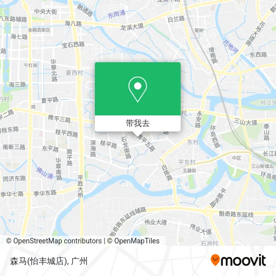 森马(怡丰城店)地图