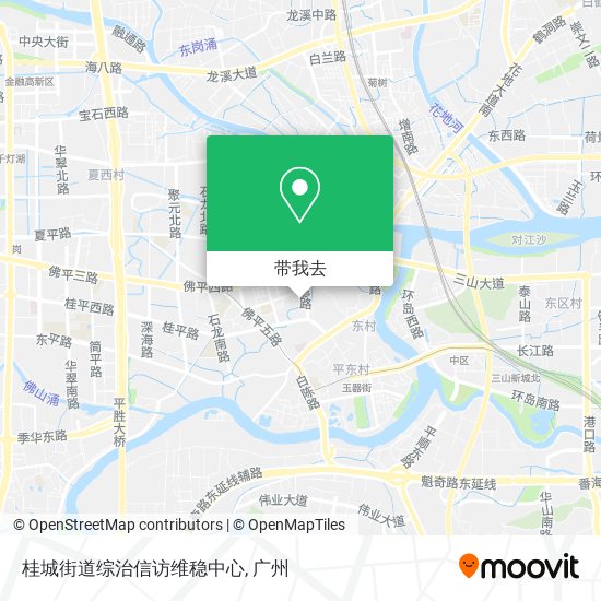 桂城街道综治信访维稳中心地图