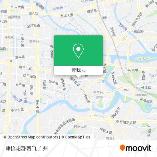 康怡花园-西门地图