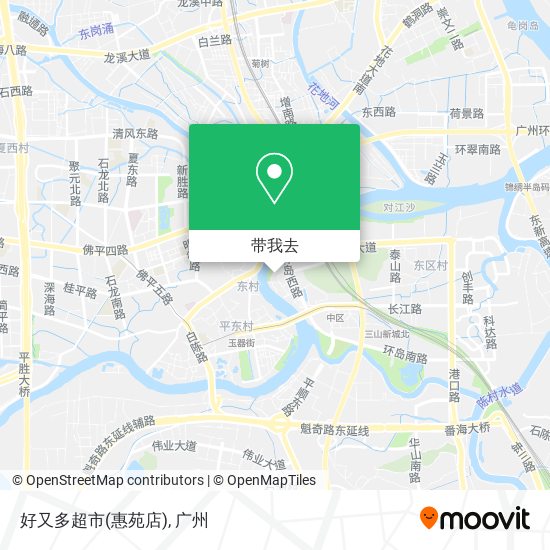 好又多超市(惠苑店)地图