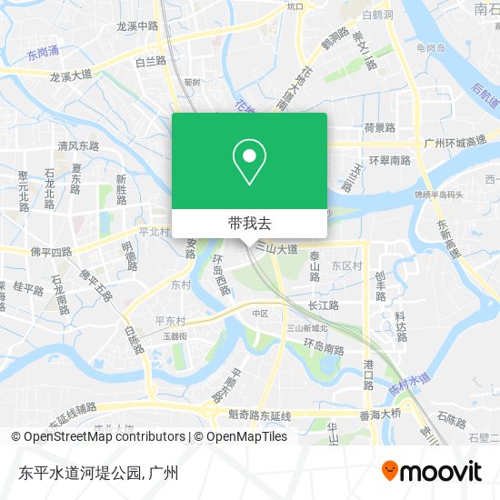 东平水道河堤公园地图