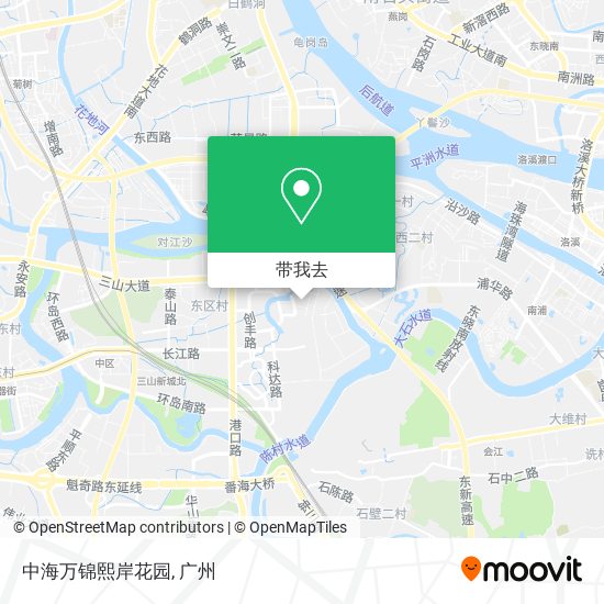 中海万锦熙岸花园地图