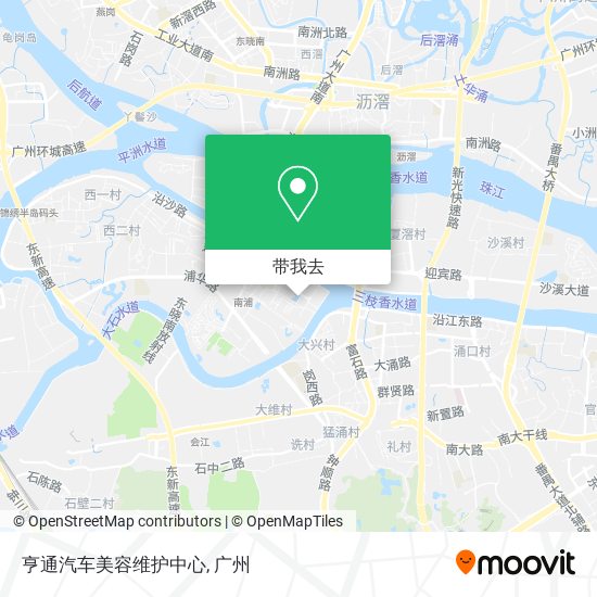 亨通汽车美容维护中心地图