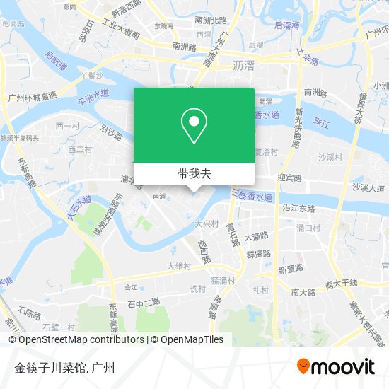 金筷子川菜馆地图