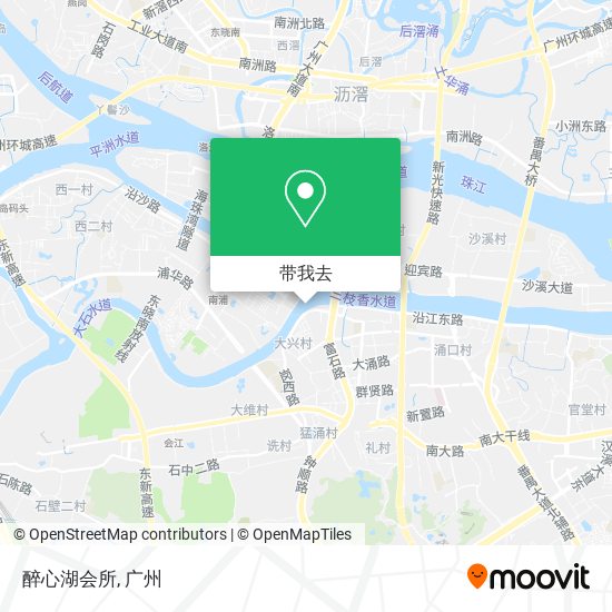 醉心湖会所地图