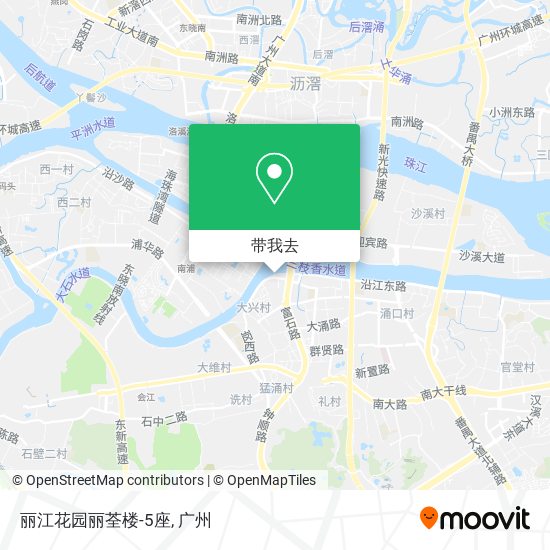 丽江花园丽荃楼-5座地图