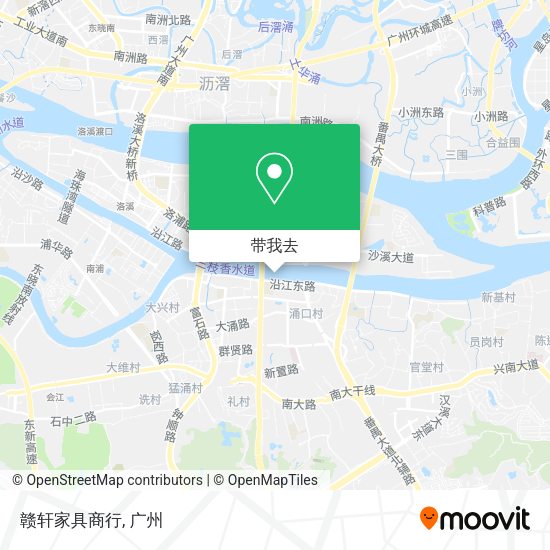 赣轩家具商行地图