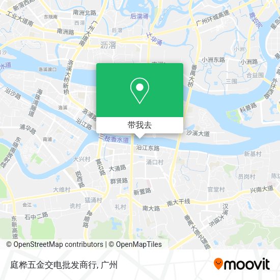 庭桦五金交电批发商行地图